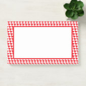 レッドホットバレンタインハート ポストイット (オフィス)