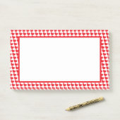 レッドホットバレンタインハート ポストイット (デスク)