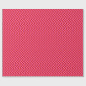 レッドホットピンクヘリンボーン小さなDIYカラーラッピング ラッピングペーパー (フラット)