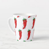 レッドホットペッパークラシックディーバ カフェラテマグ (左アングル)