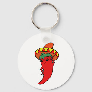 レッドホットペッパーダイバ メキシカンソンブレロb キーホルダー