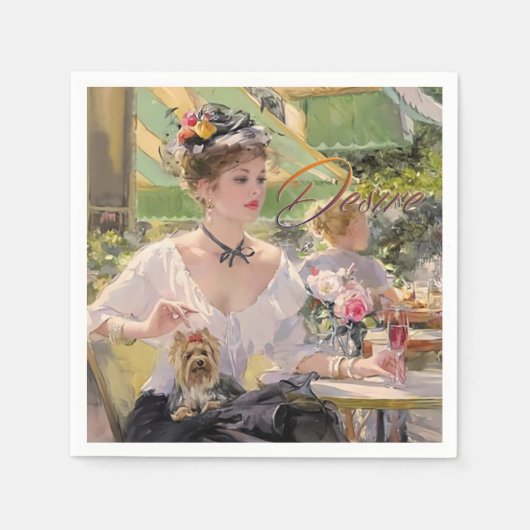 レッドホットランデブー紙ナプキン スタンダードカクテルナプキン (正面)