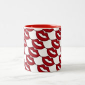 レッドホットリップコーヒーマグ ツートーンマグカップ (中央)