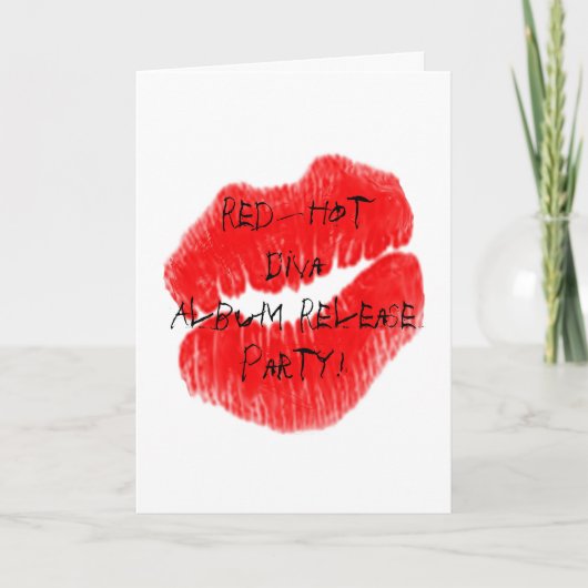 レッドホットロックディーバリップV 招待状 (正面)