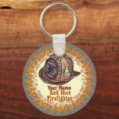 レッドホット消防士キーチェーン キーホルダー (正面)
