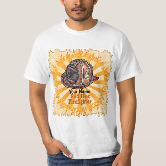 レッドホット消防士Tシャツ Tシャツ (正面)