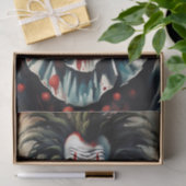 レッドホラーハロウィーンピエロデクページ紙 薄葉紙 (ギフト)