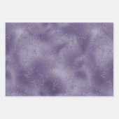 レッドホリデイグリッター ラッピングペーパーシート (正面3)