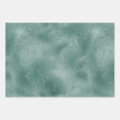 レッドホリデイグリッター ラッピングペーパーシート (正面2)