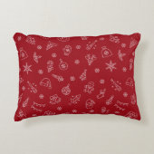 レッドホリデイ アクセントクッション (正面)