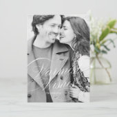 レッドホリデーはっきりしたフォトカードでの暖かい願い シーズンカード (スタンド正面)