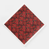 レッドホリデークリスマスポインセチア模様 (コーナー)