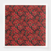 レッドホリデークリスマスポインセチア模様 (正面)