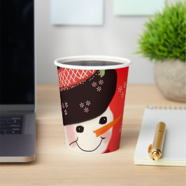 レッドホリデーデザイナー 紙コップ