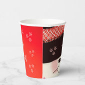 レッドホリデーデザイナー 紙コップ (右)