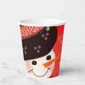 レッドホリデーデザイナー 紙コップ (正面)