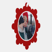 レッドホリデー縁ど オーナメントカード (右)