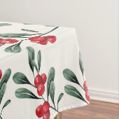 レッドホリーベリーグリーンミストレ離れトー テーブルクロス (インサイチュ)