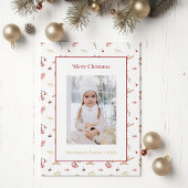 レッドホリーベリーホリデーグリーティングカード シーズンカード