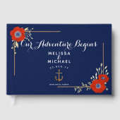 レッドホワイトとブルーアネモネ⚓️ズ航海の結婚ズ ゲストブック (正面)