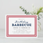 レッドホワイトとブルースターズany age誕生日バーベキュー 招待状 (スタンド正面)