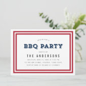 レッドホワイトとブルースターズBBQパーティー 招待状 (スタンド正面)