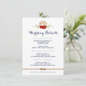 レッドホワイトとブルー航海のインフィニティ結婚の詳細 エンクロージャーカード (スタンド正面)