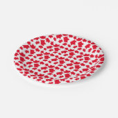 レッドホワイトクリスマス紅葉ホリデーパーティー2020 ペーパープレート (アングル)