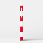 レッドホワイトクロア市松模様にチアのCase-Mate iPhoneケース Case-Mate iPhoneケース (裏面 / 左)