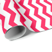 レッドホワイトストライプクラシッククリスマステンプレート ラッピングペーパー (ロールコーナー)