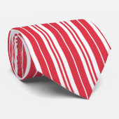 レッドホワイトストライプズコースタルシーサイド ネクタイ (ロール)