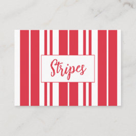 レッドホワイトストライプズコースタルシーサイド 名刺