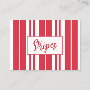 レッドホワイトストライプズコースタルシーサイド 名刺