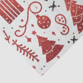 レッドホワイトデコレーションホリデーティッシュペーパー 薄葉紙 (詳細)