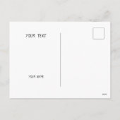 レッドホワイトハートラブエレガントバモダンレンティネスの日 シーズンポストカード (裏面)