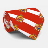 レッドホワイトバナートスカーナ公国 ネクタイ (ロール)