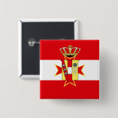 レッドホワイトバナートスカーナ公国 缶バッジ (正面&裏面)