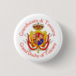 レッドホワイトバナートスカーナ公国 缶バッジ
