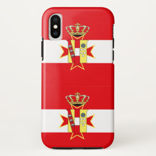 レッドホワイトバナートスカーナ公国 iPhone XSケース