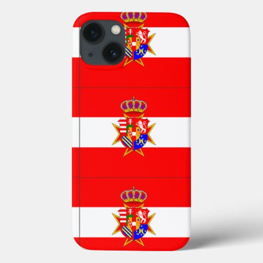 レッドホワイトバナートスカーナ公国 Case-Mate iPhoneケース (裏面)