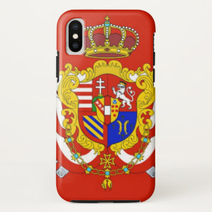 レッドホワイトバナートスカーナ公国 iPhone XSケース