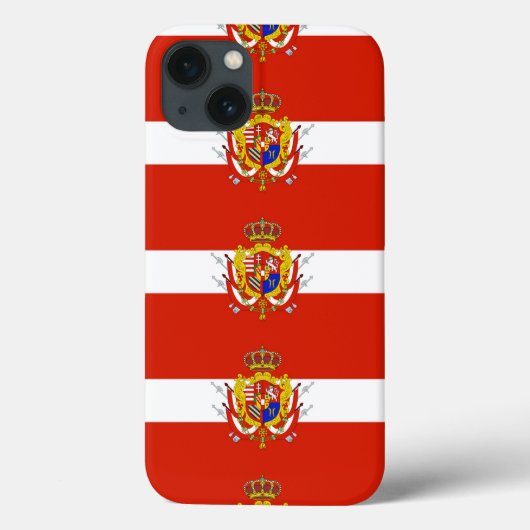 レッドホワイトバナートスカーナ公国 Case-Mate iPhoneケース (裏面)
