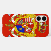 レッドホワイトバナートスカーナ公国 Case-Mate iPhoneケース (裏面 (横))