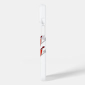 レッドホワイトバナートスカーナ公国 Case-Mate iPhoneケース (裏面 / 左)