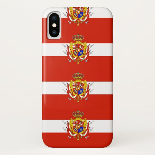 レッドホワイトバナートスカーナ公国 Case-Mate iPhoneケース (裏面)