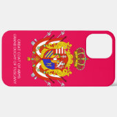 レッドホワイトバナートスカーナ公国 Case-Mate iPhoneケース (裏面 (横))