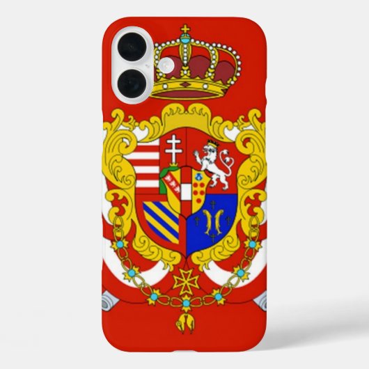 レッドホワイトバナートスカーナ公国 Case-Mate iPhoneケース (裏面)