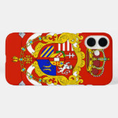 レッドホワイトバナートスカーナ公国 Case-Mate iPhoneケース (裏面 (横))