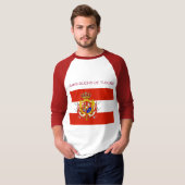 レッドホワイトバナートスカーナ公国 Tシャツ (正面フル)