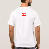 レッドホワイトバナートスカーナ公国 Tシャツ (裏面)